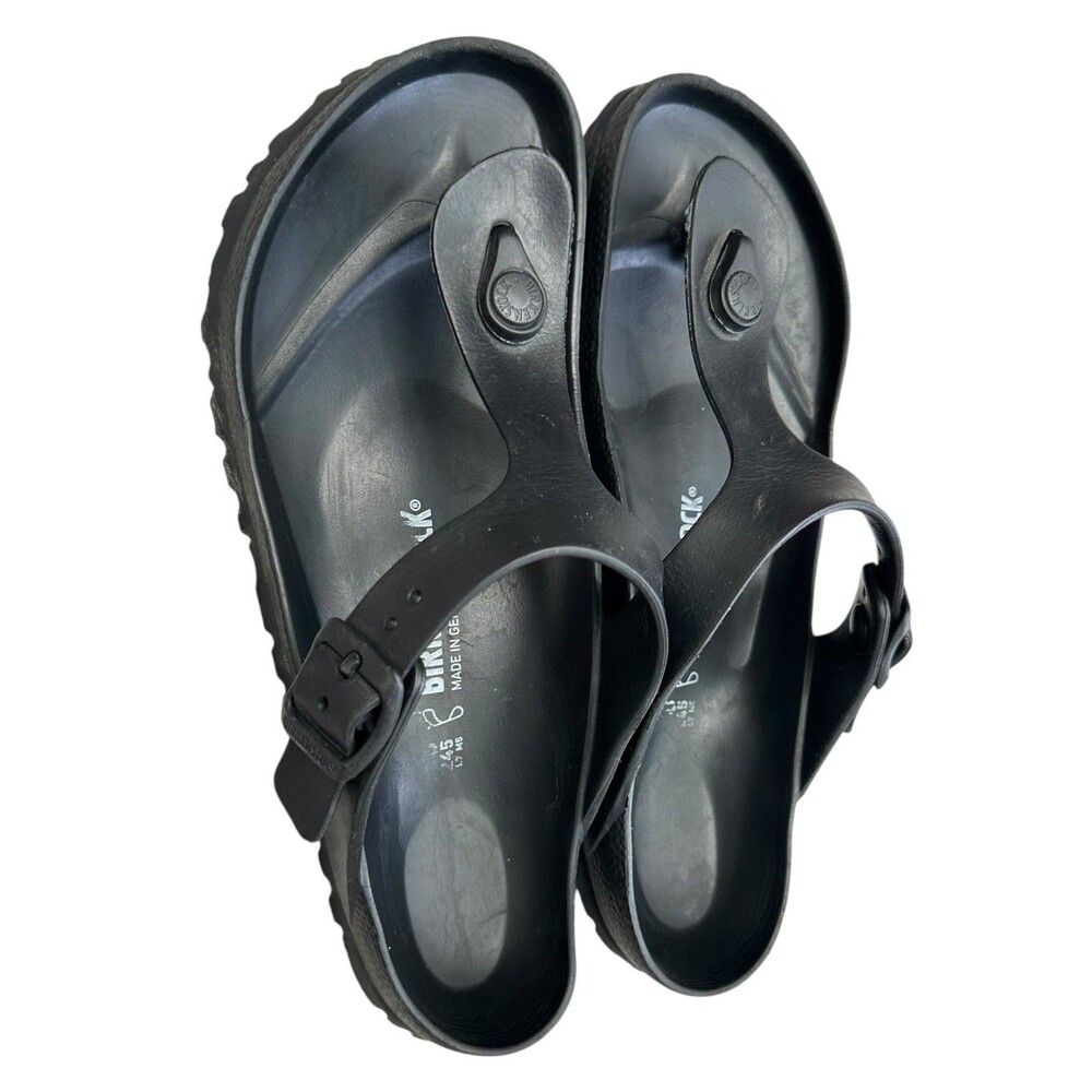 BIRKENSTOCK GIZEH EVA BLACK Sz 38 Sandals Waterproof Slip On Womens 7 - 7.5 - Picture 12 of 12